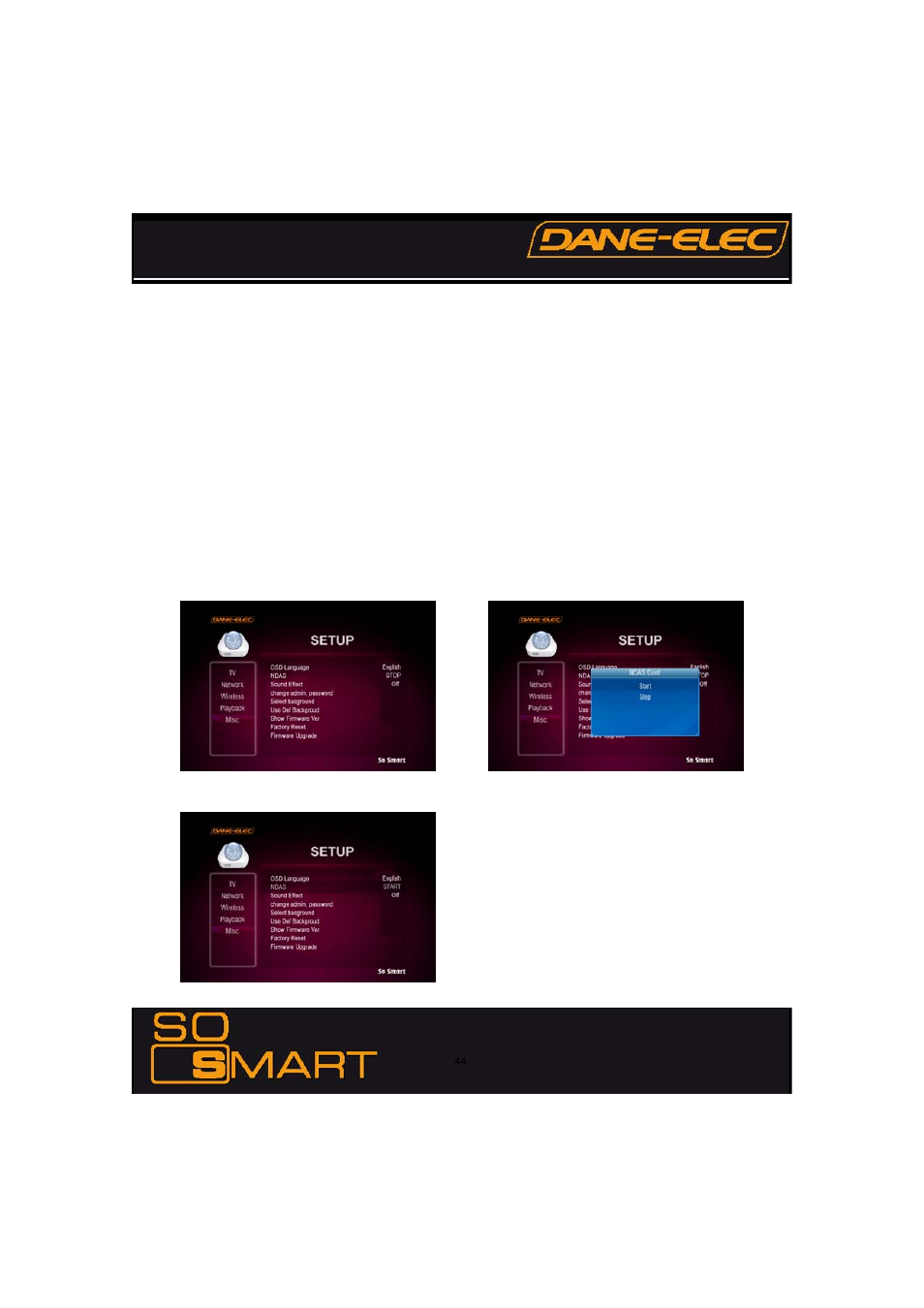 Diapositive numéro 44, Chapter 6: how to setup ndas | Dane-Elec Memory SO SMART 802.11 User Manual | Page 44 / 53