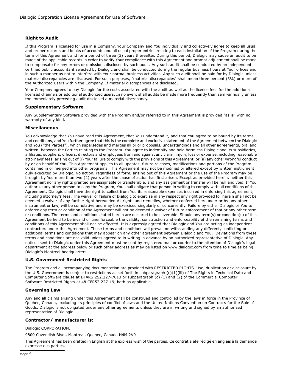 Dialogic 4000 User Manual | Page 5 / 32