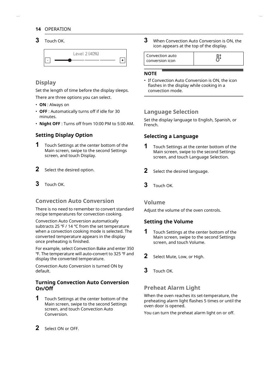 LG Studio 30 Inch Smart Double Electric Wall Oven Owners Guide User Manual | Page 14 / 140