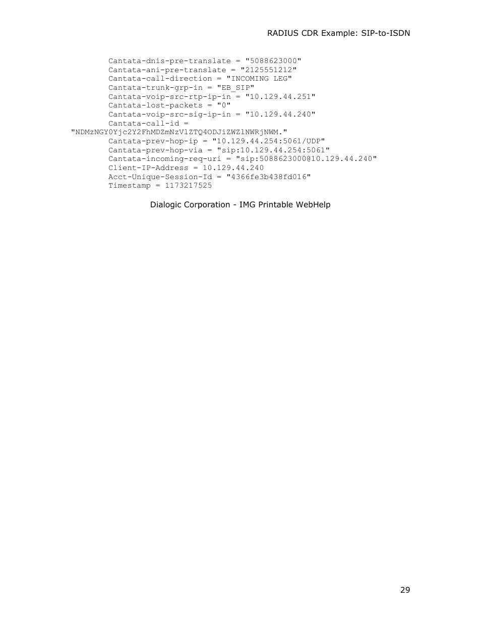 Dialogic INTEGRATED MEDIA GATEWAYS 1010 User Manual | Page 39 / 73