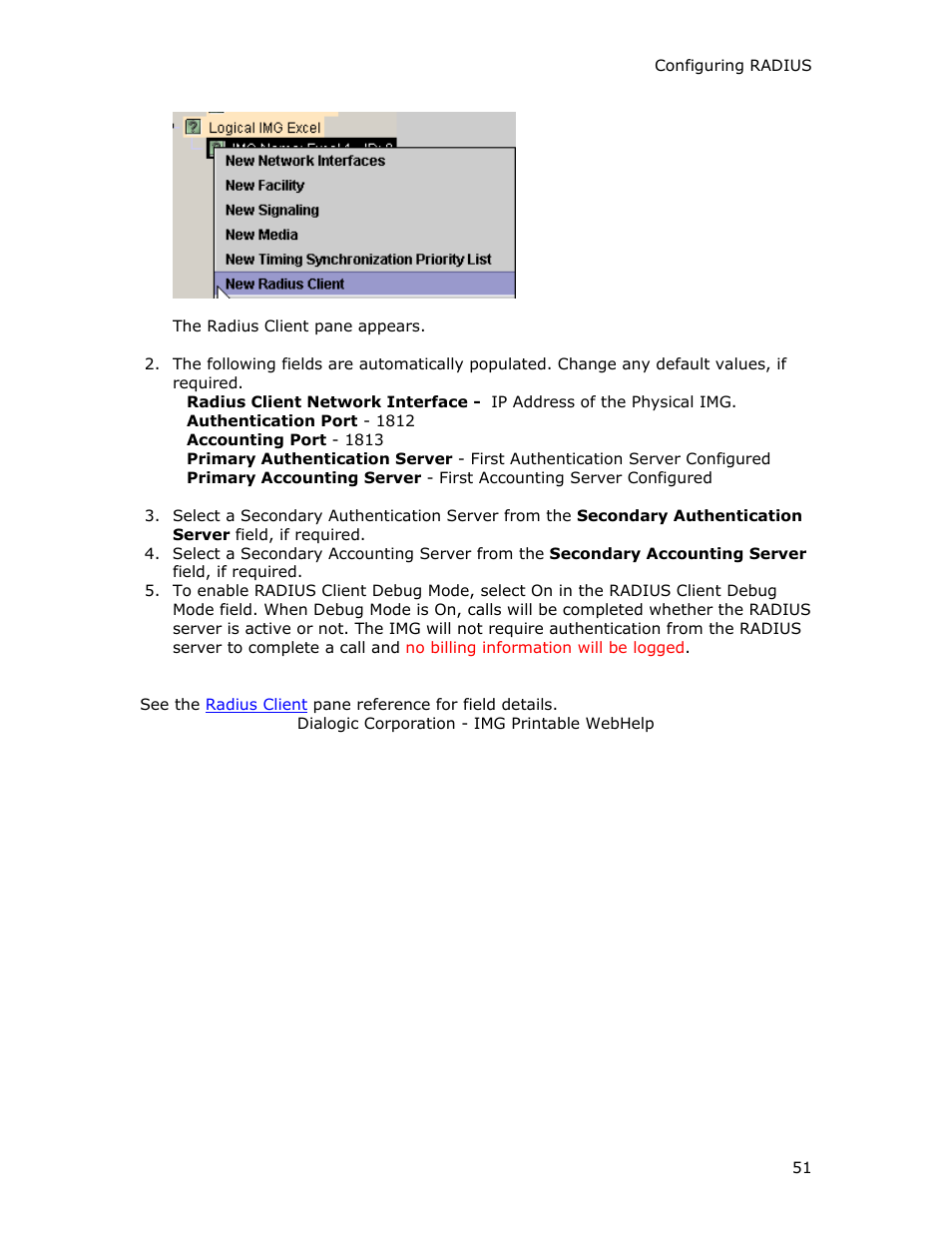 Dialogic INTEGRATED MEDIA GATEWAYS 1010 User Manual | Page 61 / 73