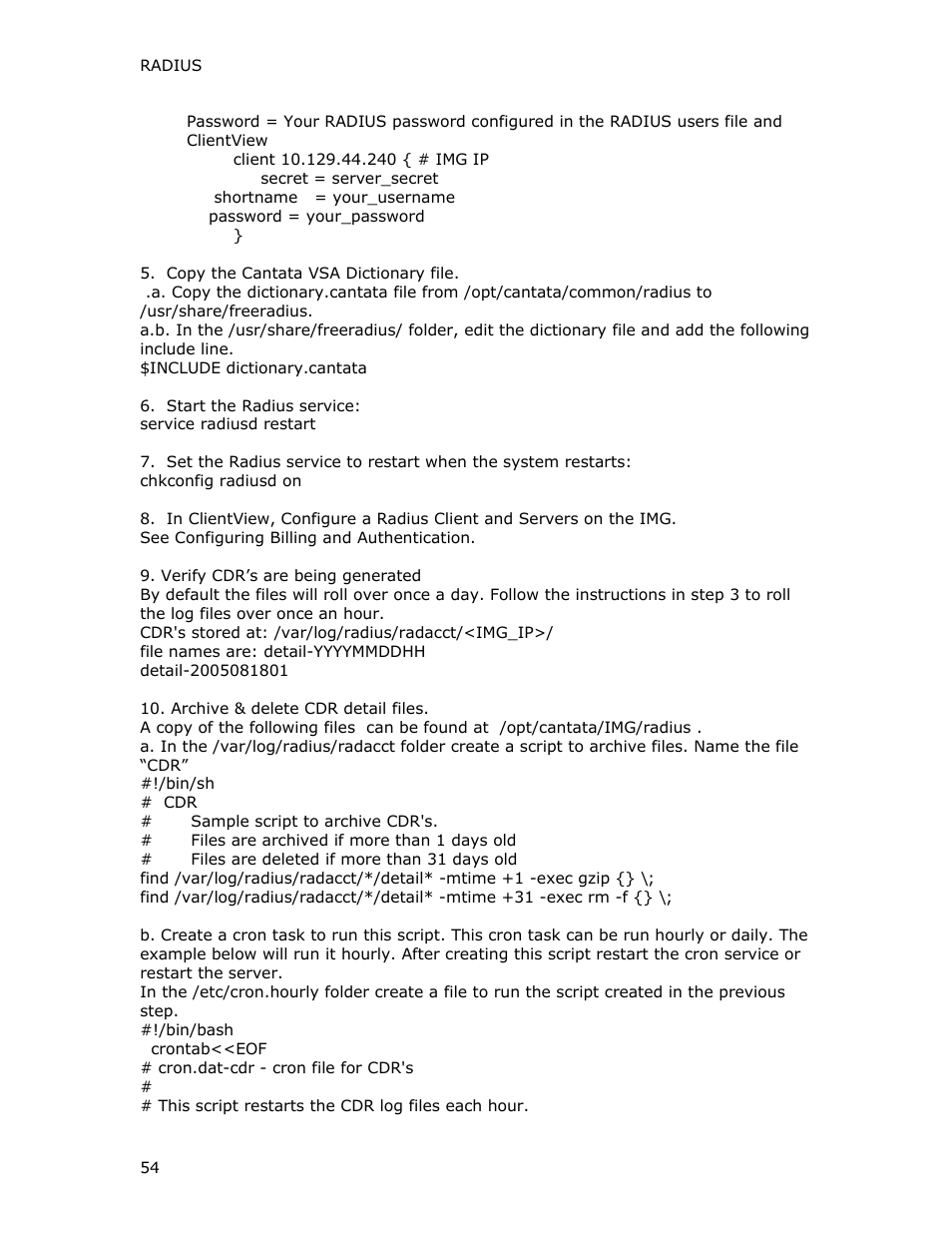 Dialogic INTEGRATED MEDIA GATEWAYS 1010 User Manual | Page 64 / 73