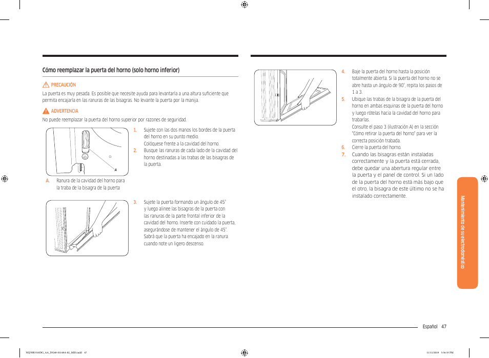 Samsung 30 Inch Microwave Combination Smart Wall Oven Owner Manual User Manual | Page 107 / 180