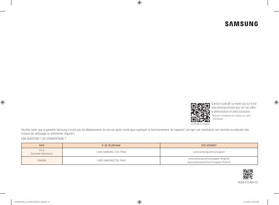 Samsung 30 Inch Microwave Combination Smart Wall Oven Owner Manual User Manual | Page 180 / 180