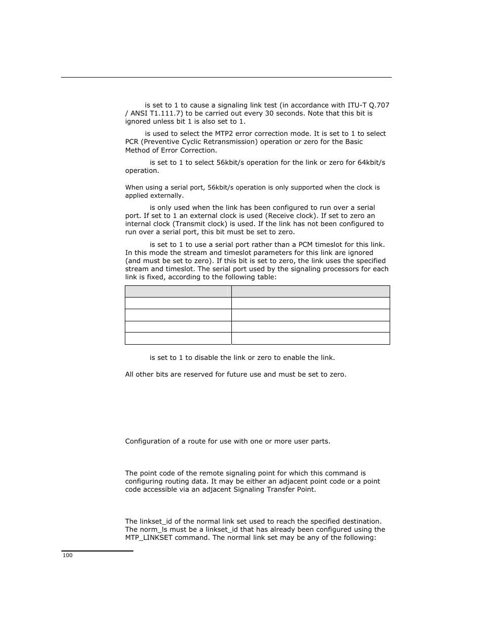 4 mtp route | Dialogic DSI SPCI Network Interface Boards User Manual | Page 100 / 111