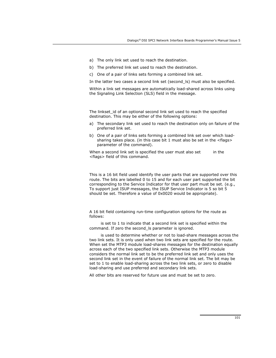 Dialogic DSI SPCI Network Interface Boards User Manual | Page 101 / 111