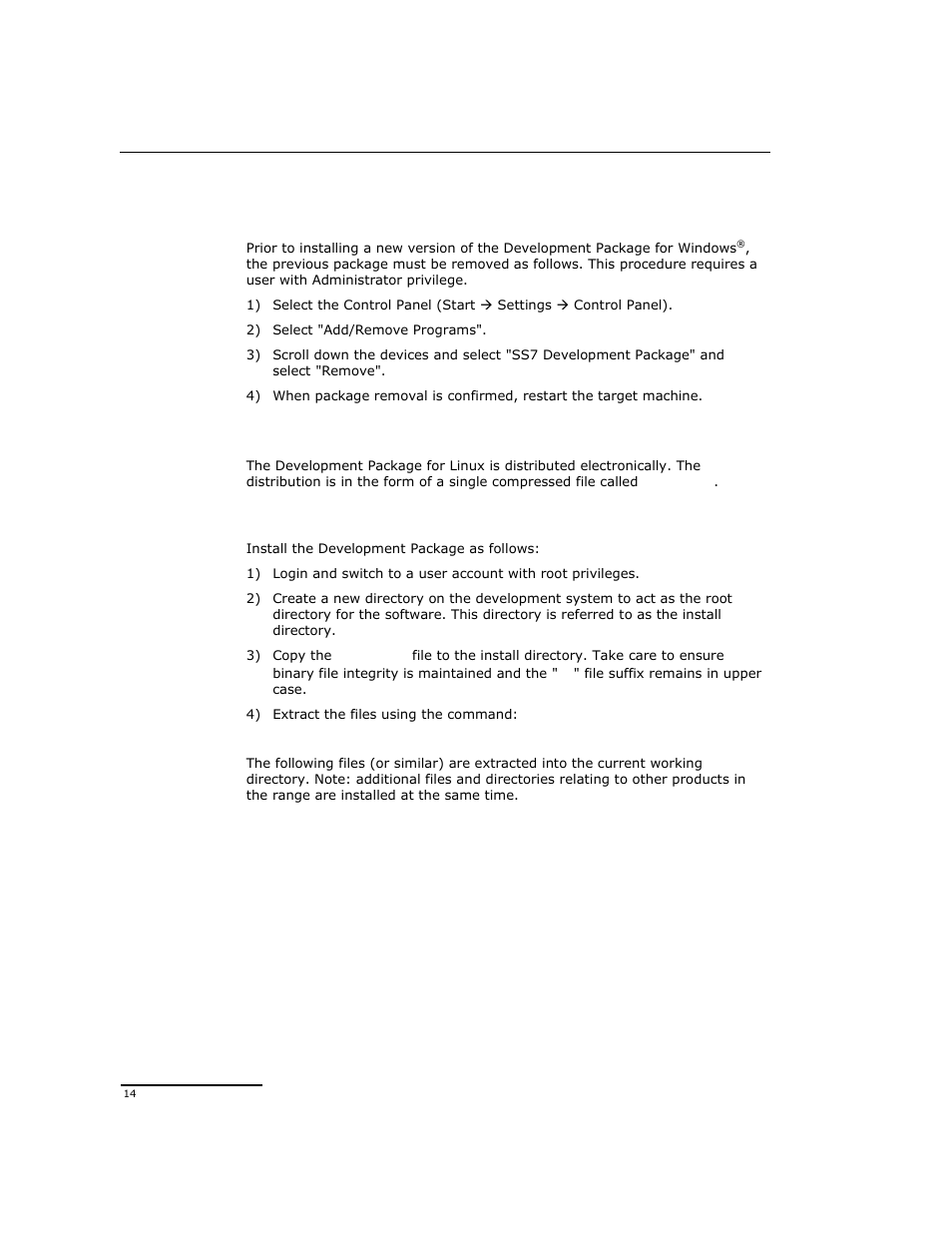 4 software installation for linux | Dialogic DSI SPCI Network Interface Boards User Manual | Page 14 / 111
