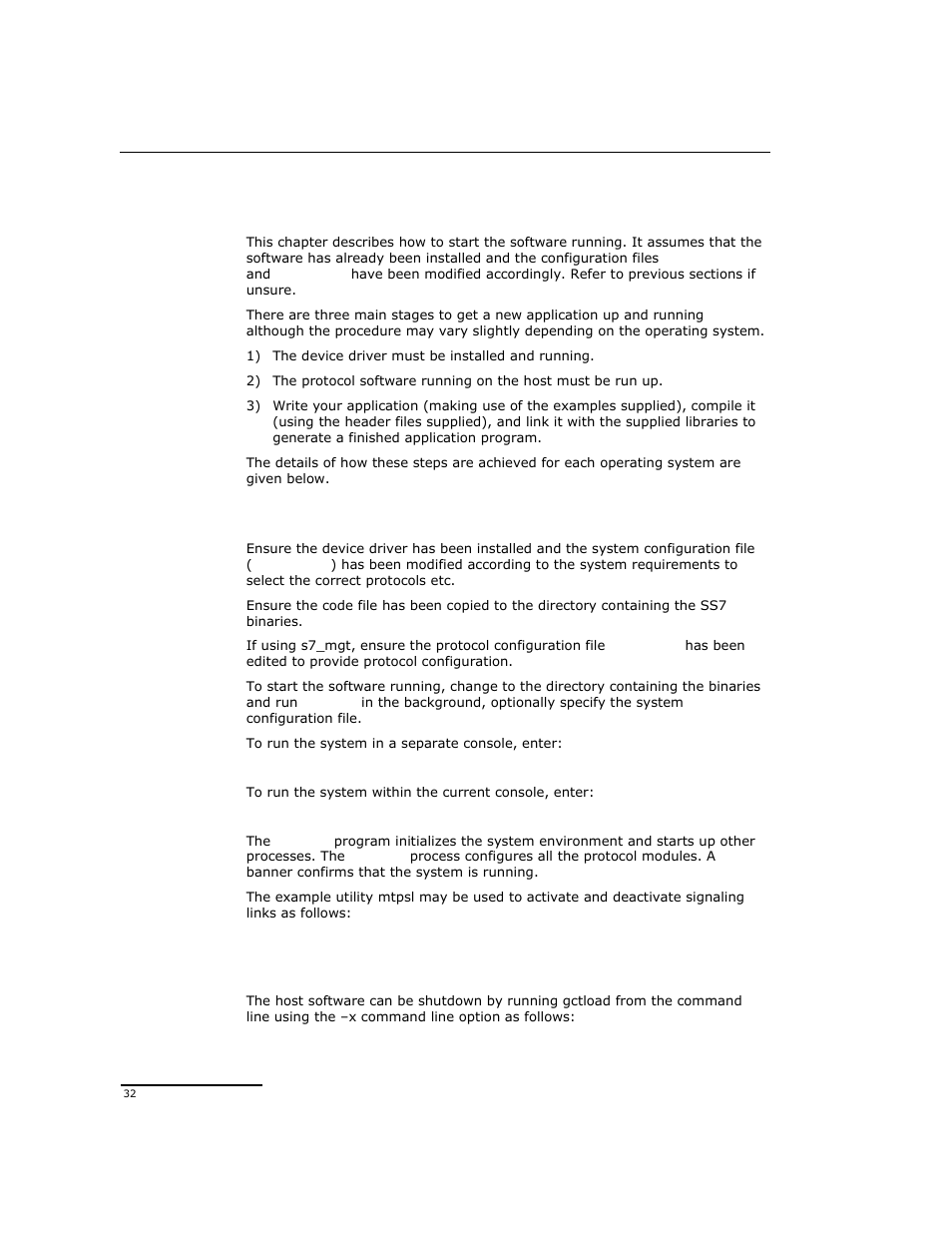 5program execution, 1 program execution under windows | Dialogic DSI SPCI Network Interface Boards User Manual | Page 32 / 111