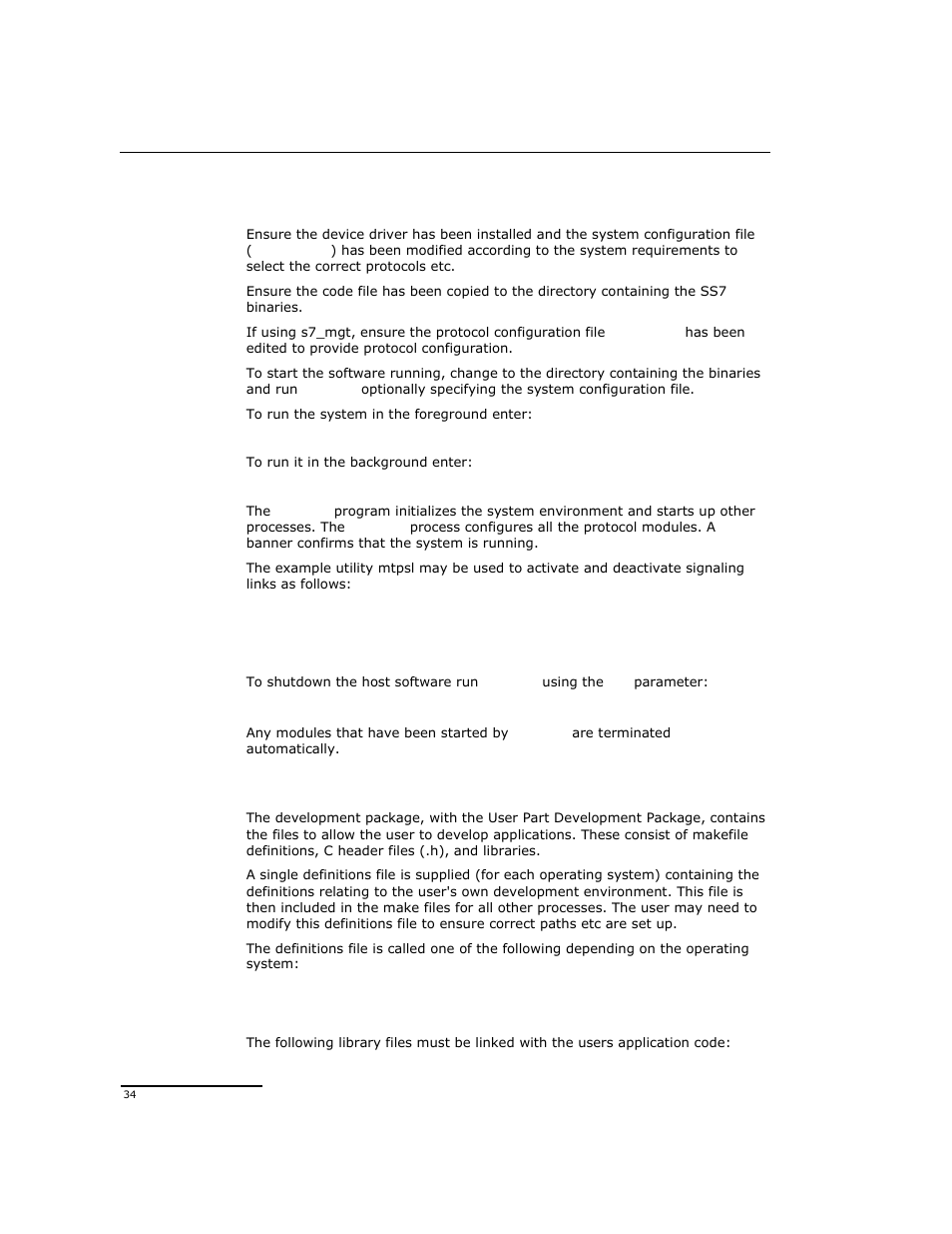 3 program execution under solaris, 4 developing a user application | Dialogic DSI SPCI Network Interface Boards User Manual | Page 34 / 111