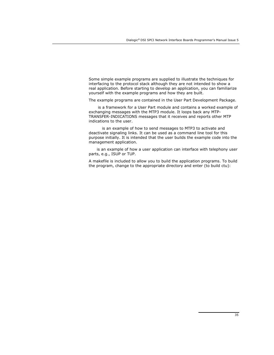 Dialogic DSI SPCI Network Interface Boards User Manual | Page 35 / 111
