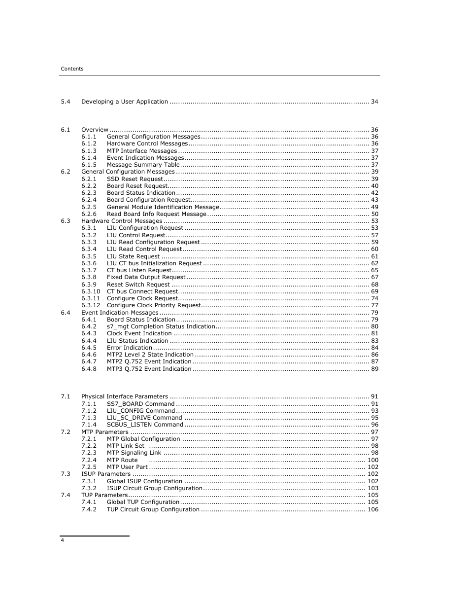 Dialogic DSI SPCI Network Interface Boards User Manual | Page 4 / 111