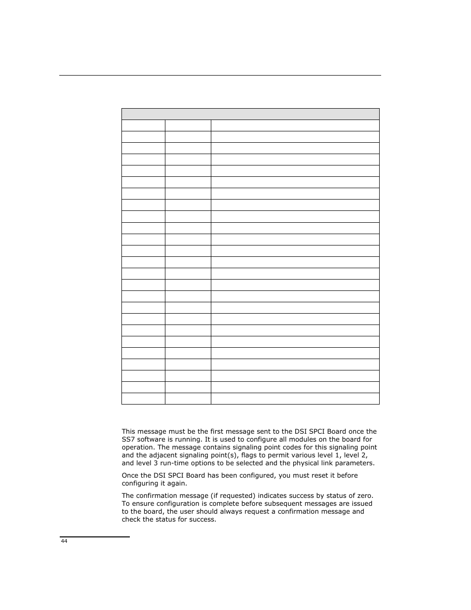 Dialogic DSI SPCI Network Interface Boards User Manual | Page 44 / 111