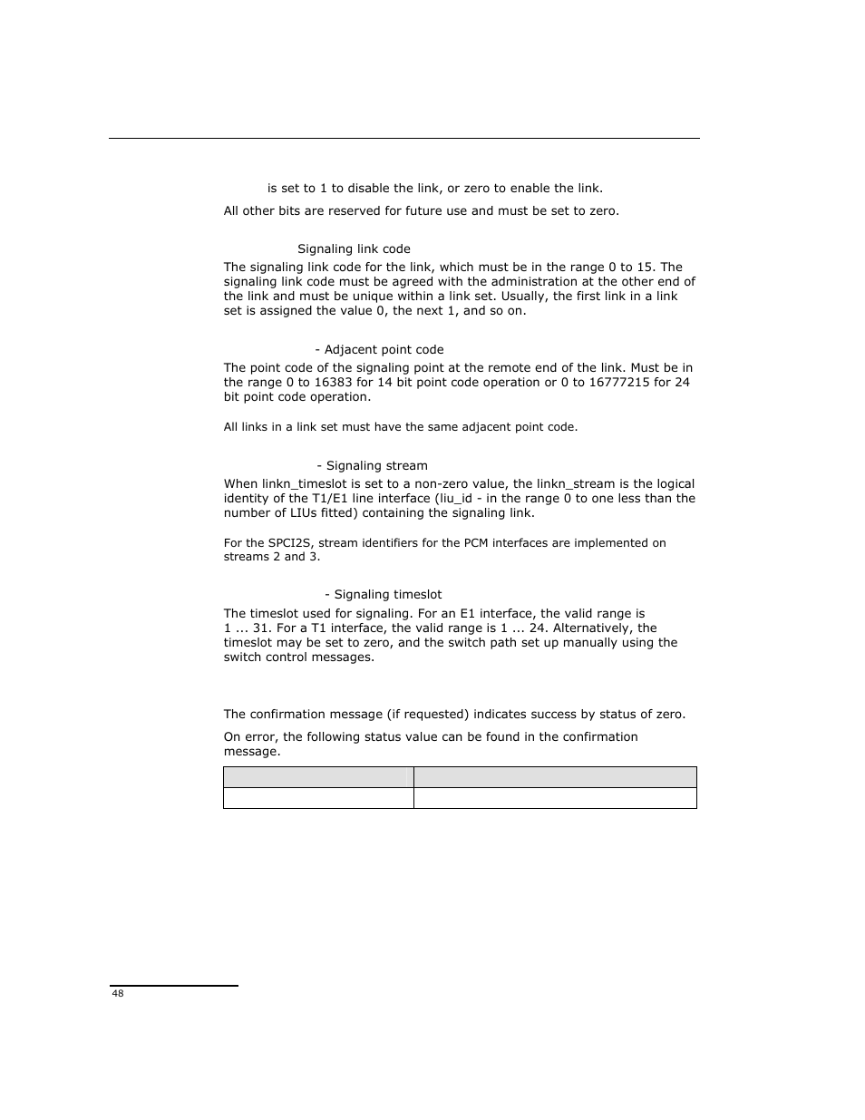 Dialogic DSI SPCI Network Interface Boards User Manual | Page 48 / 111