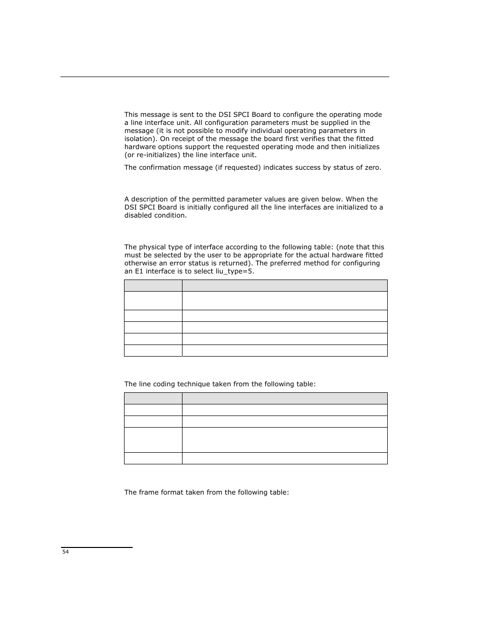 Dialogic DSI SPCI Network Interface Boards User Manual | Page 54 / 111