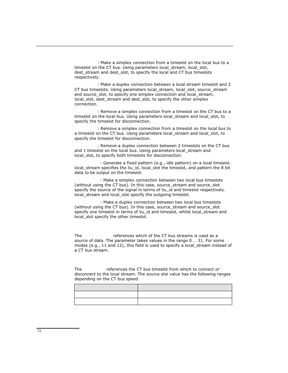 Dialogic DSI SPCI Network Interface Boards User Manual | Page 72 / 111