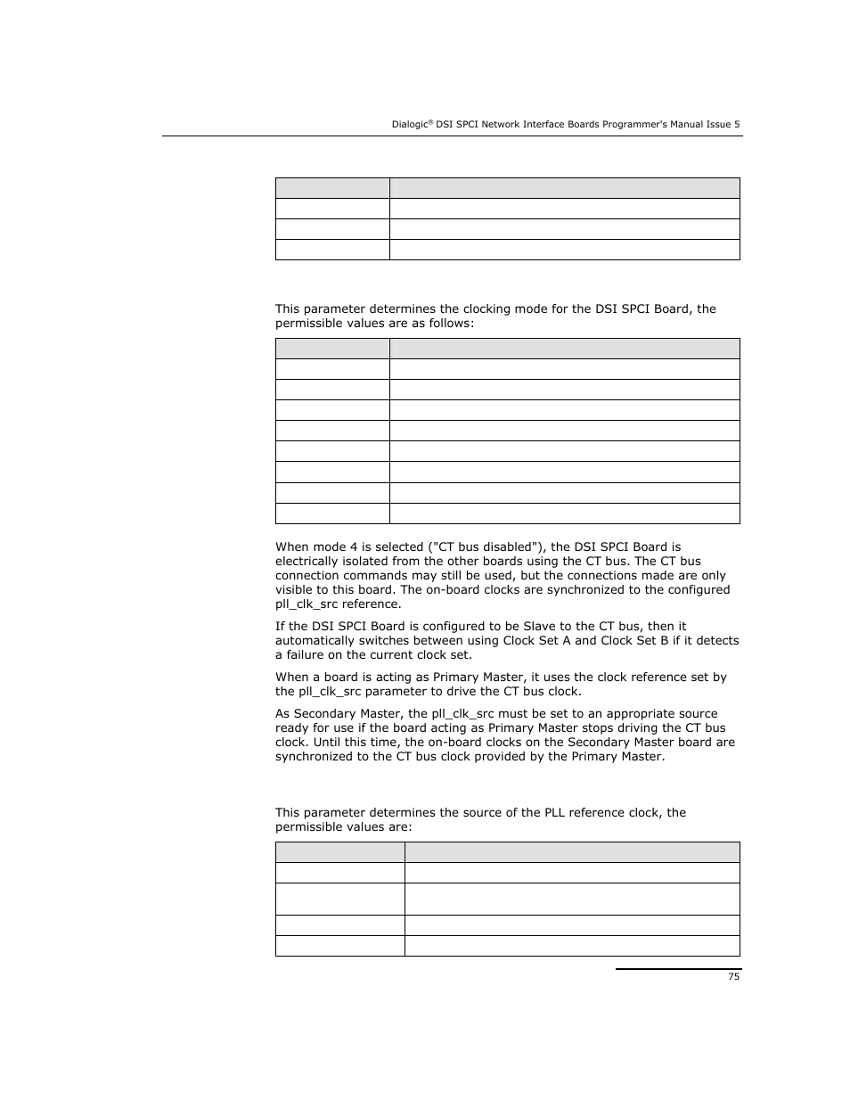 Dialogic DSI SPCI Network Interface Boards User Manual | Page 75 / 111