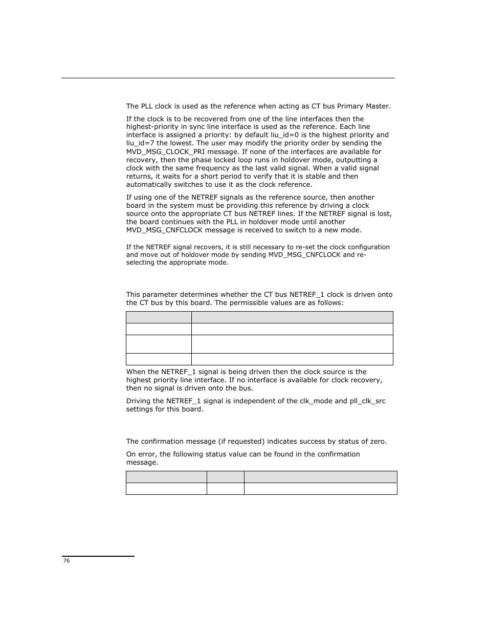 Dialogic DSI SPCI Network Interface Boards User Manual | Page 76 / 111