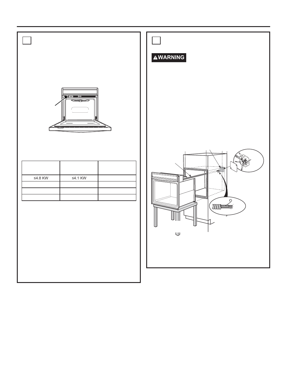 Installation instructions, 4 electrical requirements (cont.), 5 make electrical connections | Monogram Statement Series 30 Inch Single Steam Electric Wall Oven Install Guide User Manual | Page 10 / 30