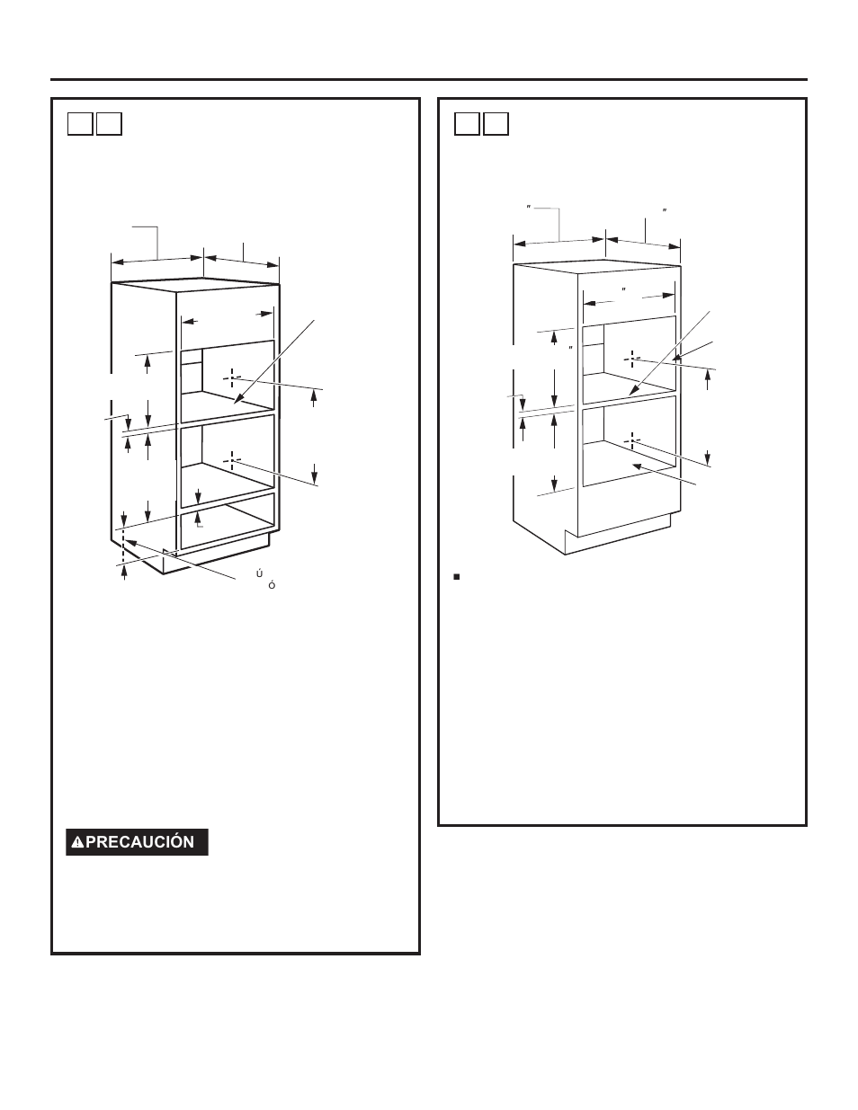 Instrucciones de instalación, Precaución | Monogram Statement Series 30 Inch Single Steam Electric Wall Oven Install Guide User Manual | Page 23 / 30