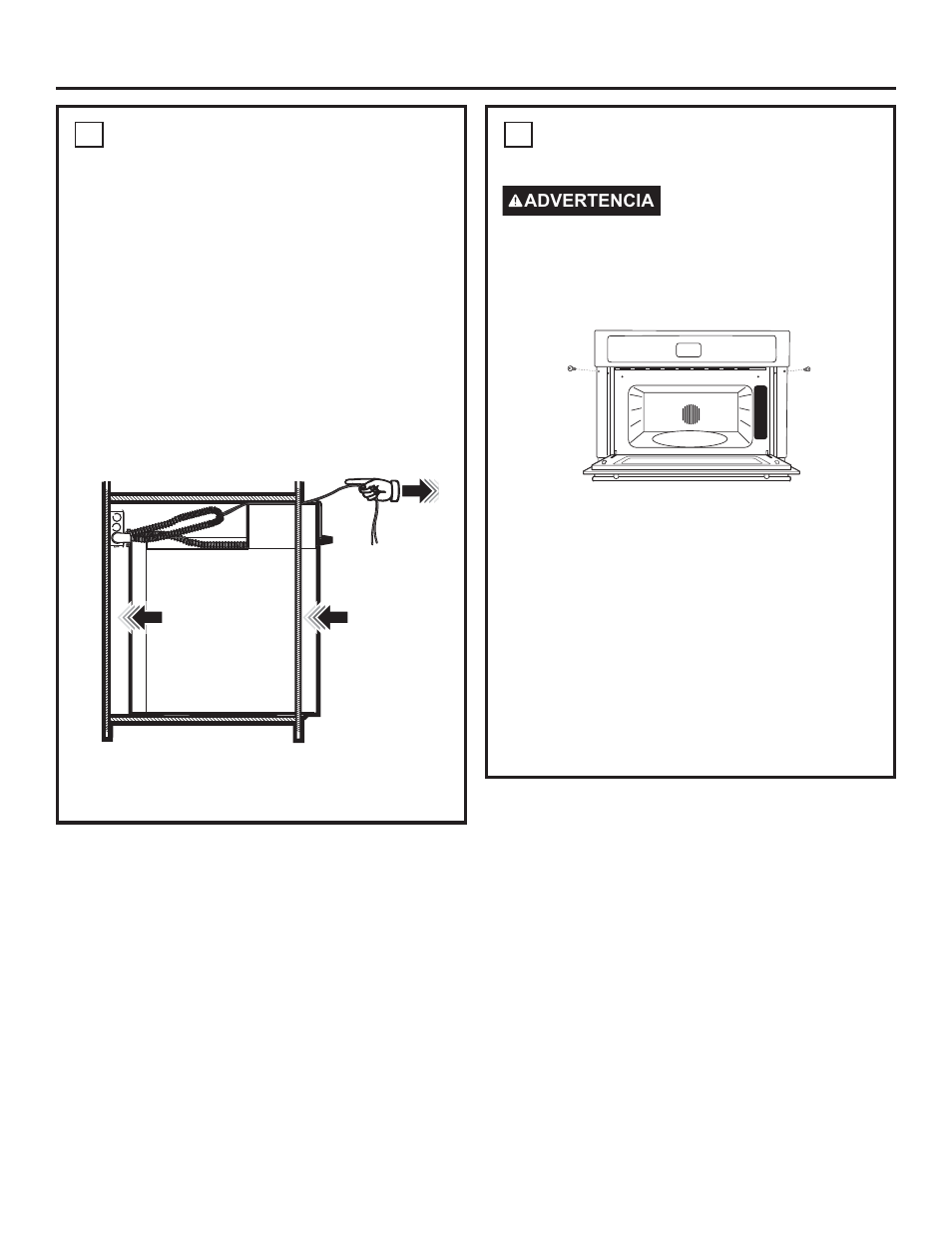 Instrucciones de instalación, 9 instale los tornillos de montaje, Deslice el horno dentro de la abertura | Monogram Statement Series 30 Inch Single Steam Electric Wall Oven Install Guide User Manual | Page 28 / 30