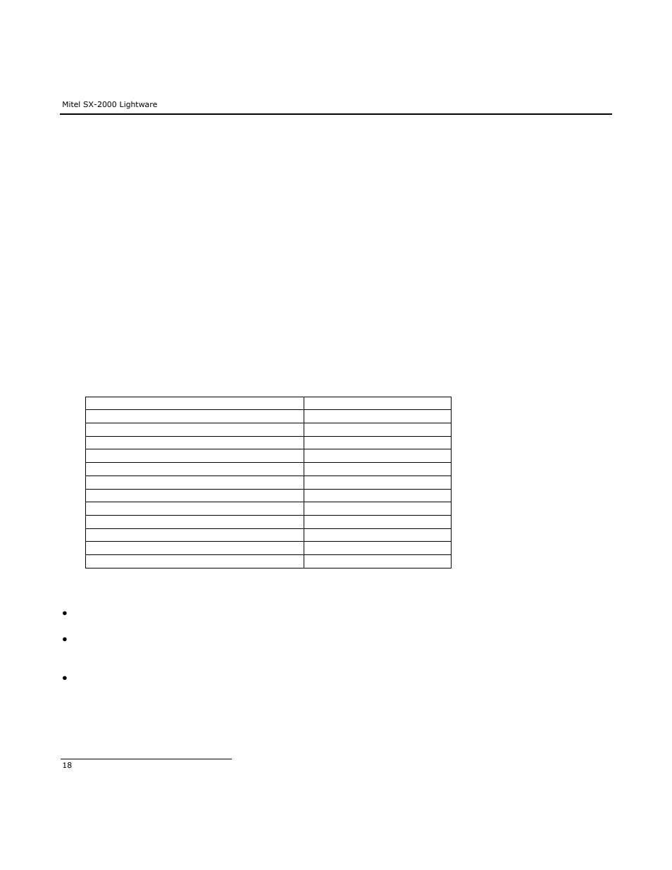 Dialogic Mitel SX-2000 User Manual | Page 18 / 70
