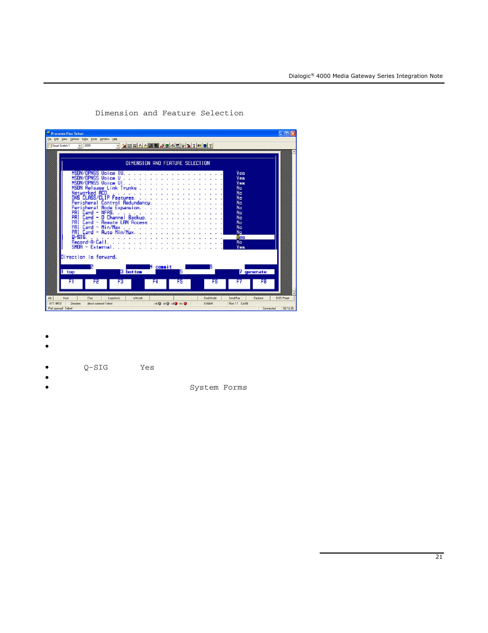 Dialogic Mitel SX-2000 User Manual | Page 21 / 70