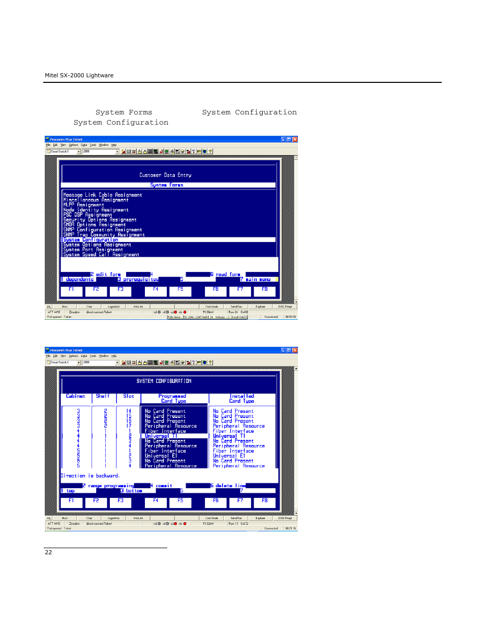 Dialogic Mitel SX-2000 User Manual | Page 22 / 70