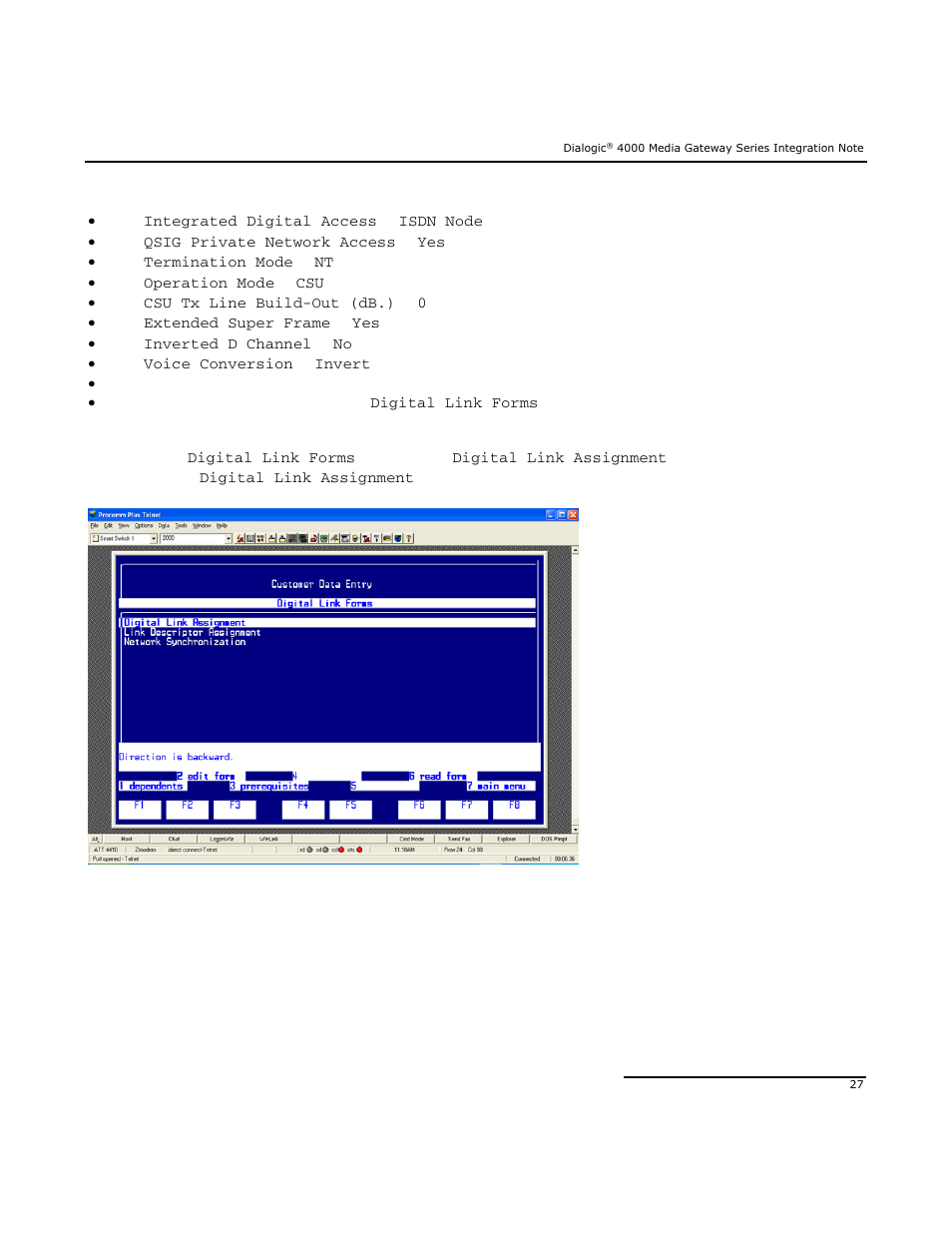 Dialogic Mitel SX-2000 User Manual | Page 27 / 70