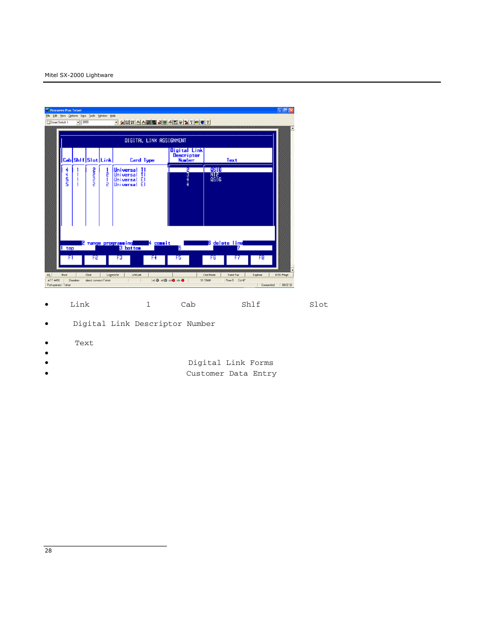 Dialogic Mitel SX-2000 User Manual | Page 28 / 70