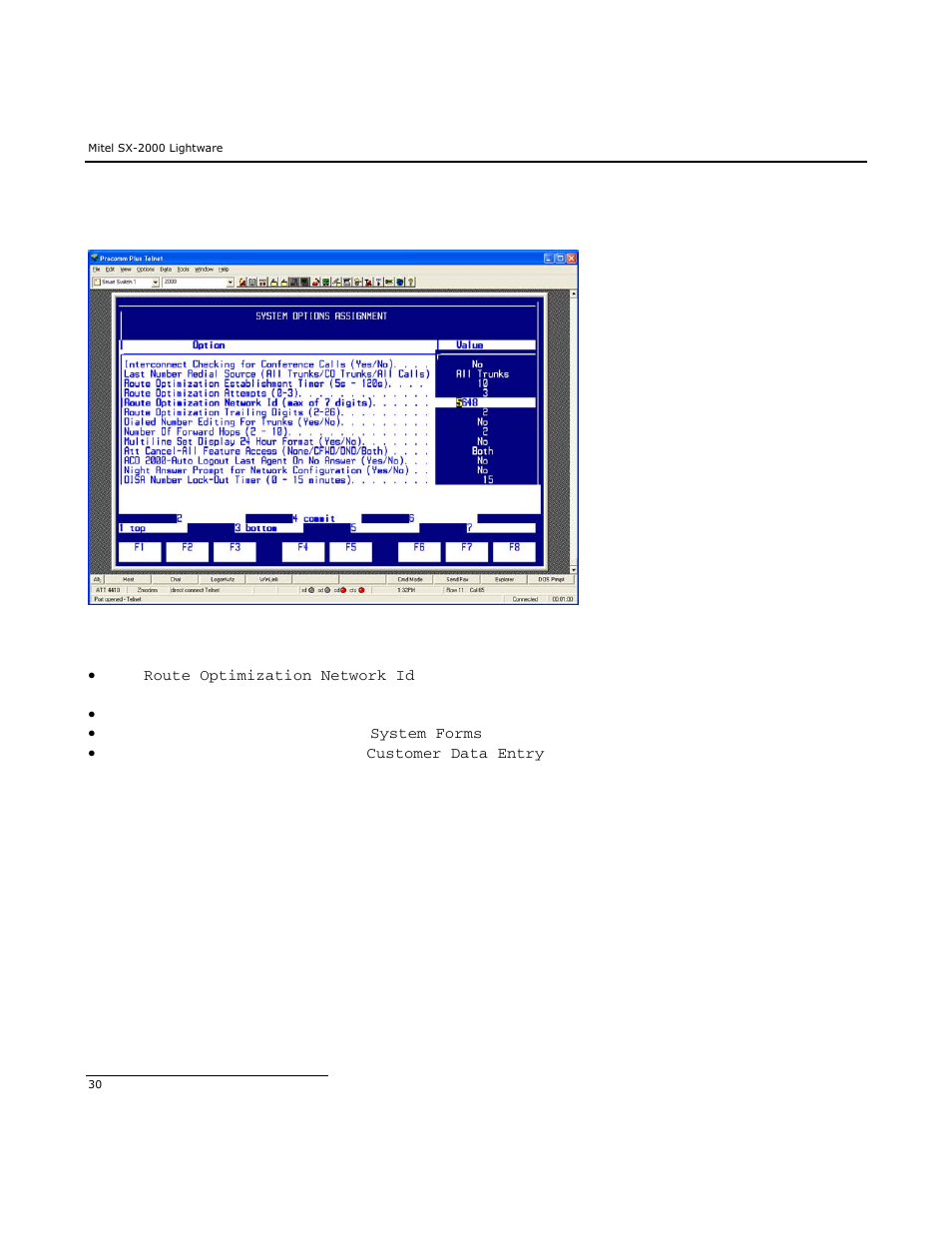 Dialogic Mitel SX-2000 User Manual | Page 30 / 70