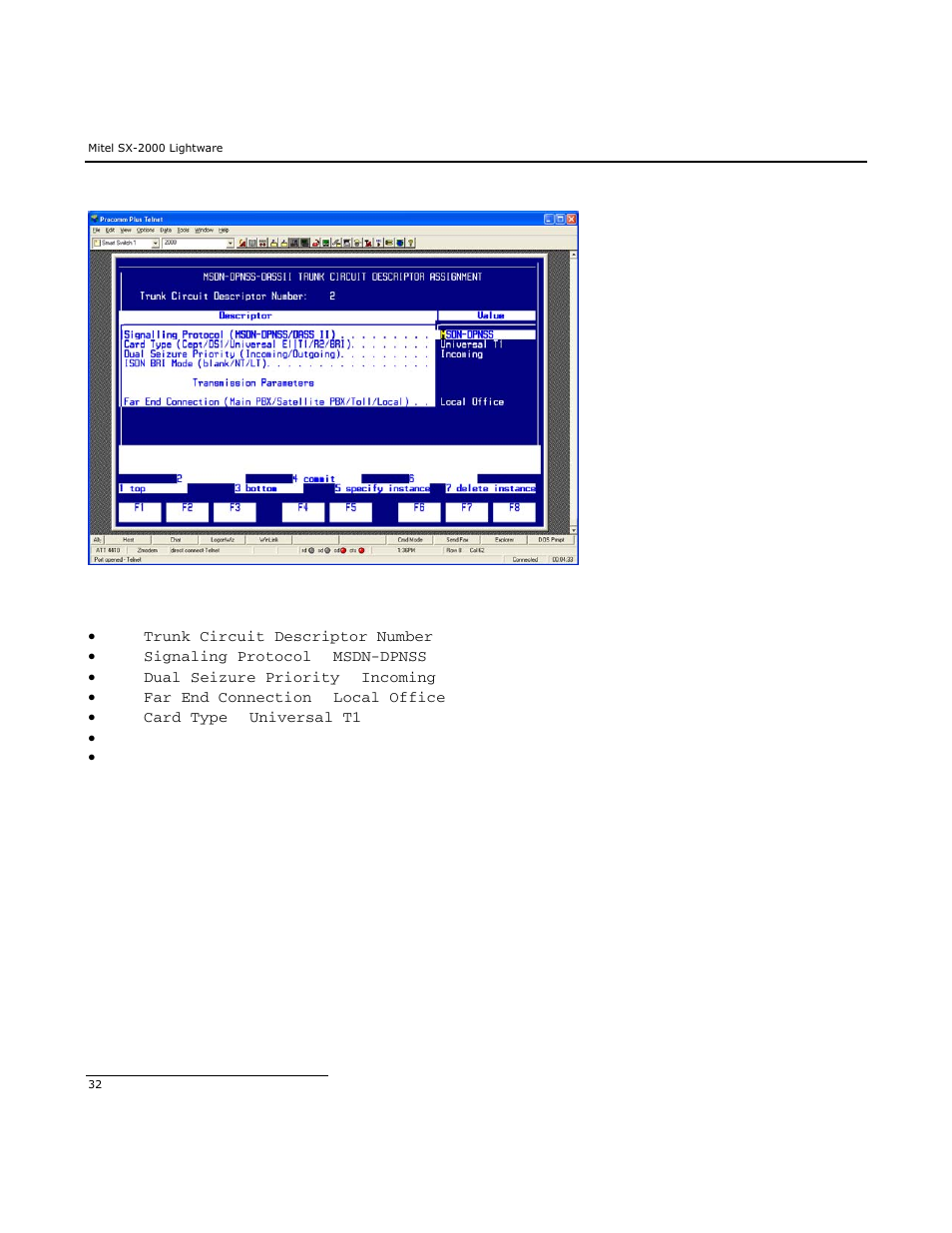 Dialogic Mitel SX-2000 User Manual | Page 32 / 70