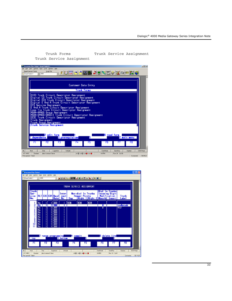 Dialogic Mitel SX-2000 User Manual | Page 33 / 70