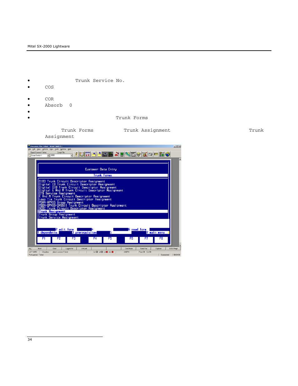 Dialogic Mitel SX-2000 User Manual | Page 34 / 70