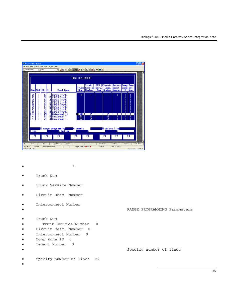 Dialogic Mitel SX-2000 User Manual | Page 35 / 70