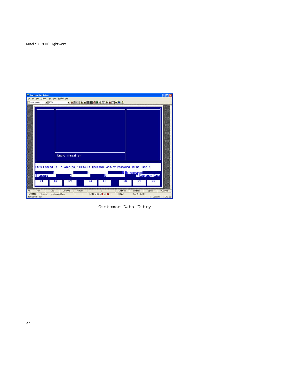 Dialogic Mitel SX-2000 User Manual | Page 38 / 70