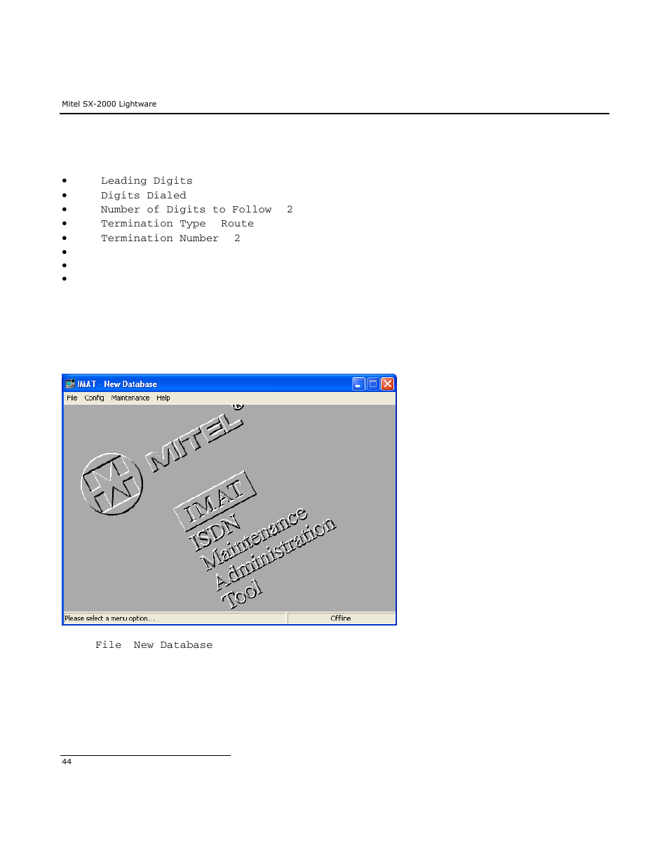 Dialogic Mitel SX-2000 User Manual | Page 44 / 70