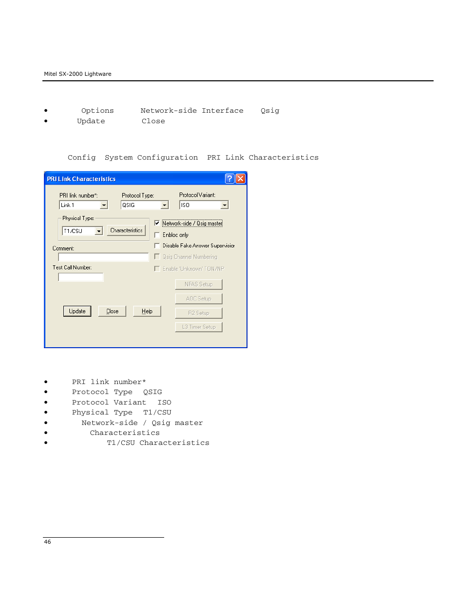 Dialogic Mitel SX-2000 User Manual | Page 46 / 70