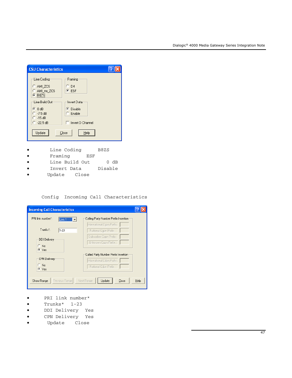 Dialogic Mitel SX-2000 User Manual | Page 47 / 70