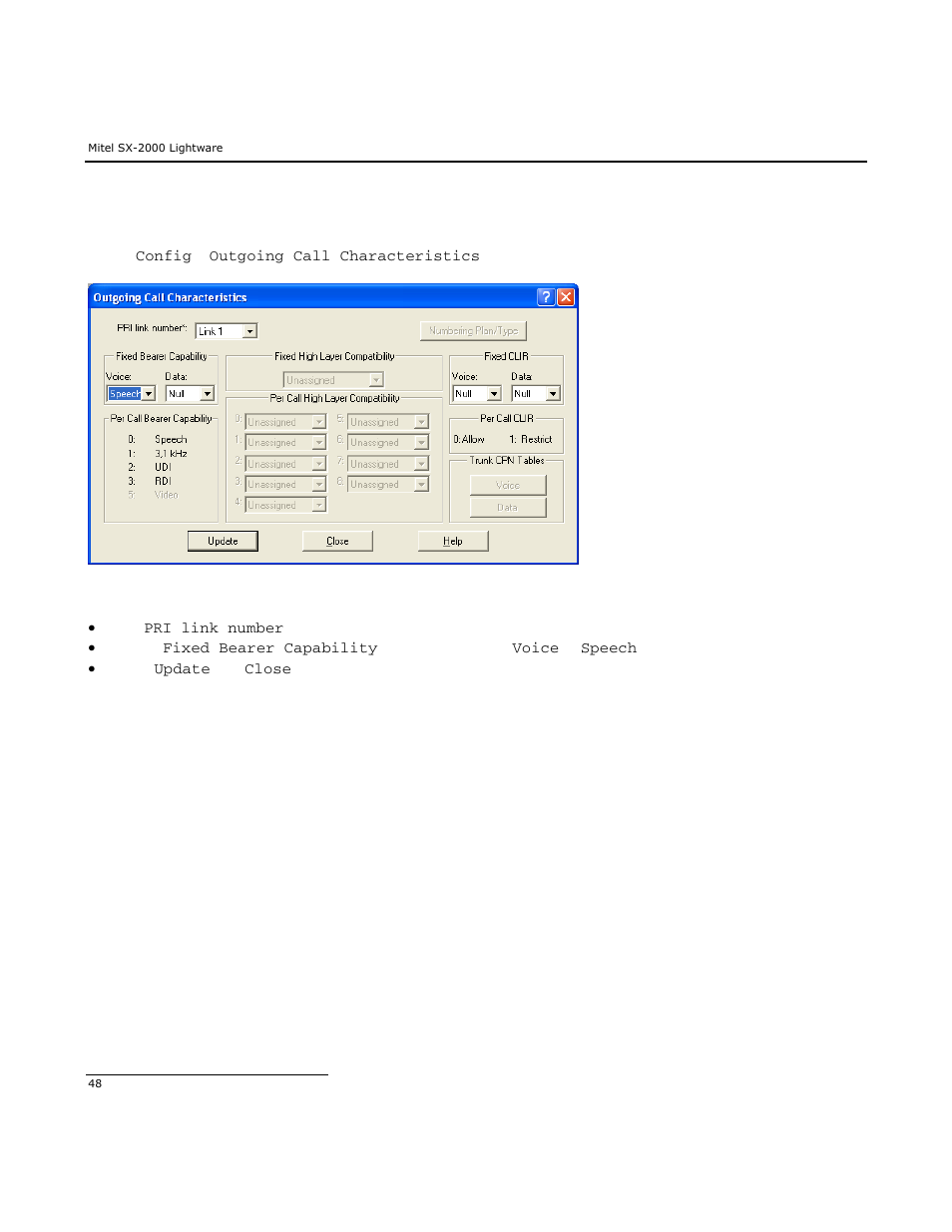 Dialogic Mitel SX-2000 User Manual | Page 48 / 70