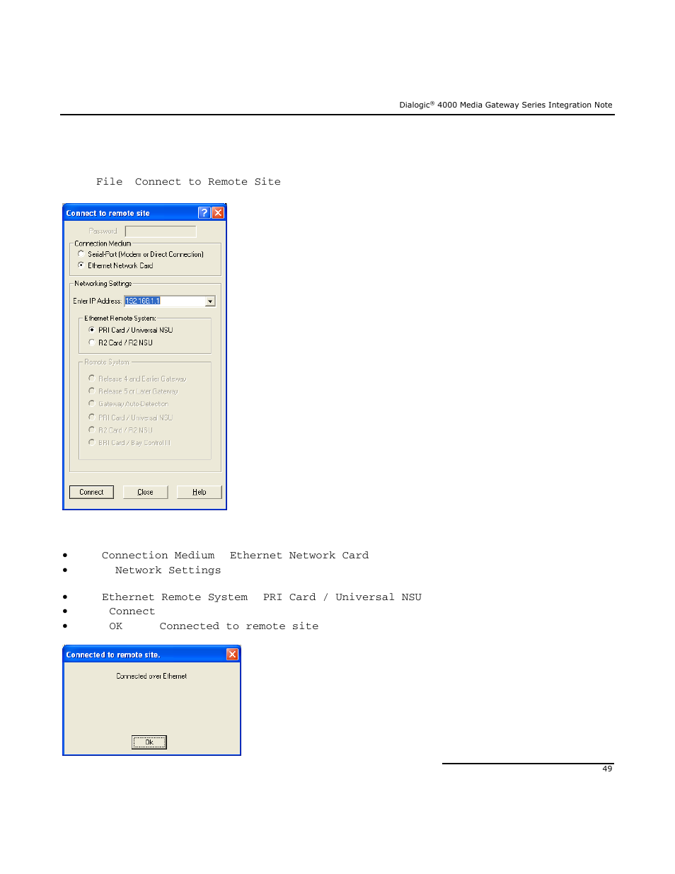 Dialogic Mitel SX-2000 User Manual | Page 49 / 70