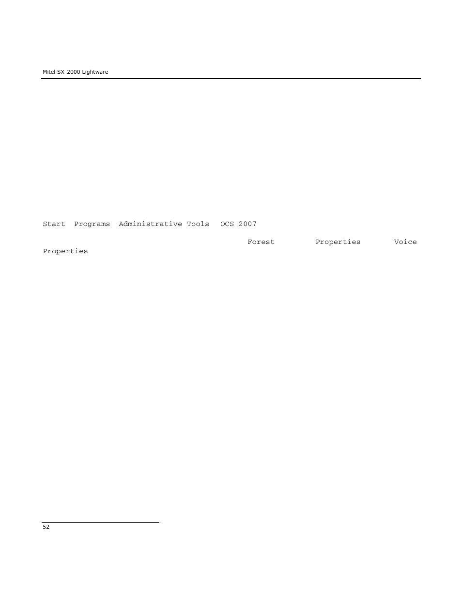 Dialogic Mitel SX-2000 User Manual | Page 52 / 70