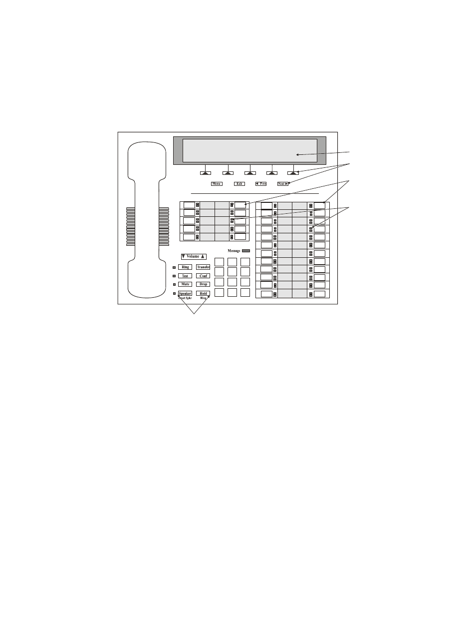 Programmable feature keys, Figure 3. avaya 8434 telephone, Figure 3 | Dialogic M7324 User Manual | Page 41 / 178