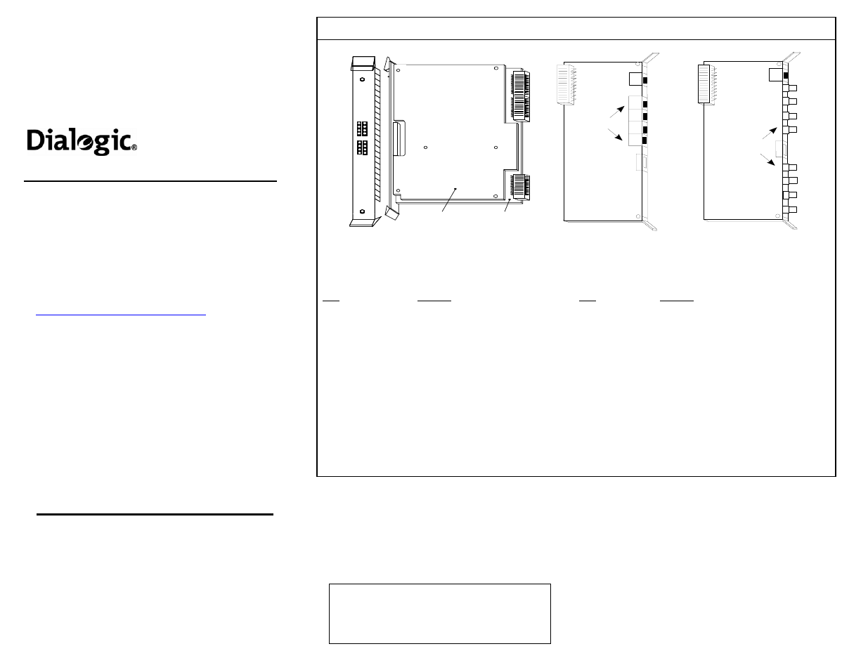 Dialogic DM/IP601-CPCI-100BT User Manual | 2 pages
