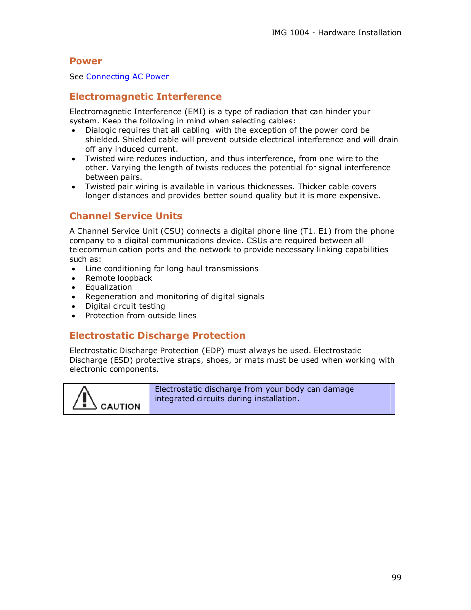 Dialogic IMG 1004 User Manual | Page 107 / 169