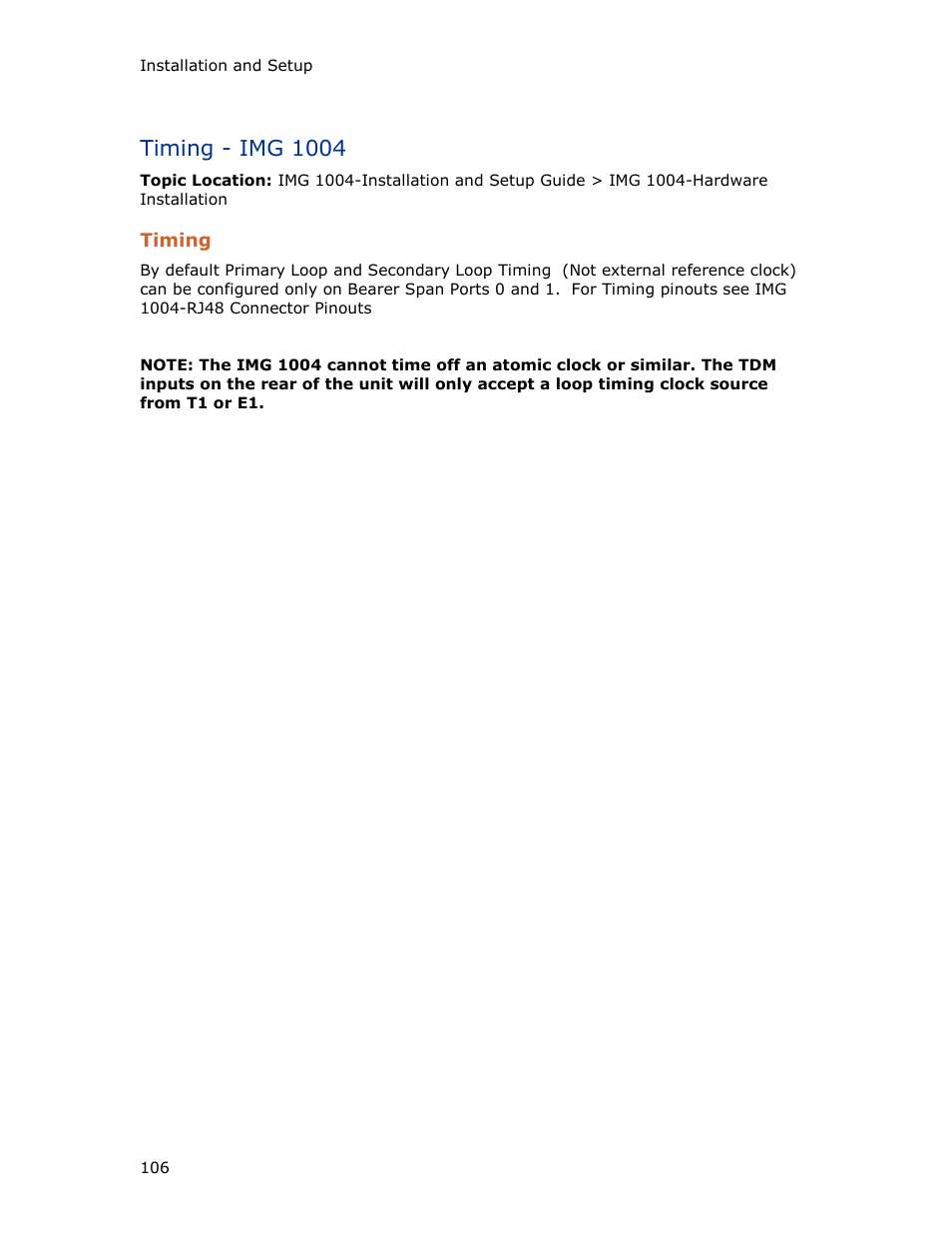 Timing - img 1004 | Dialogic IMG 1004 User Manual | Page 114 / 169