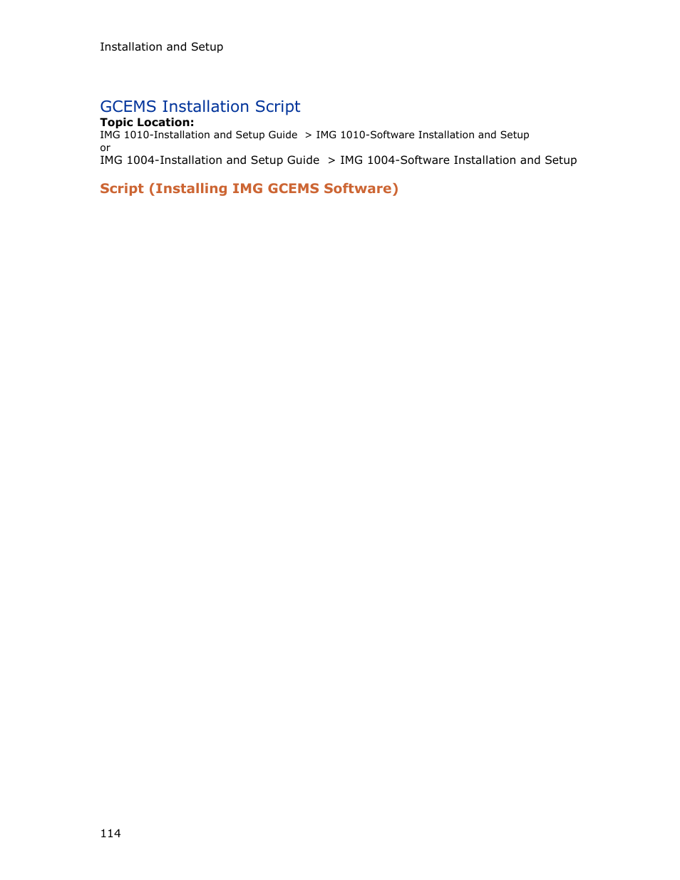 Gcems installation script | Dialogic IMG 1004 User Manual | Page 122 / 169