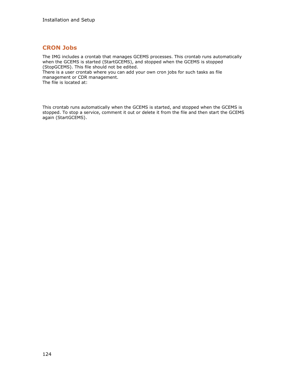 Cron jobs | Dialogic IMG 1004 User Manual | Page 132 / 169