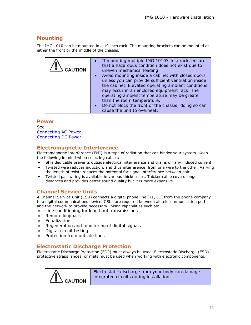 Dialogic IMG 1004 User Manual | Page 19 / 169