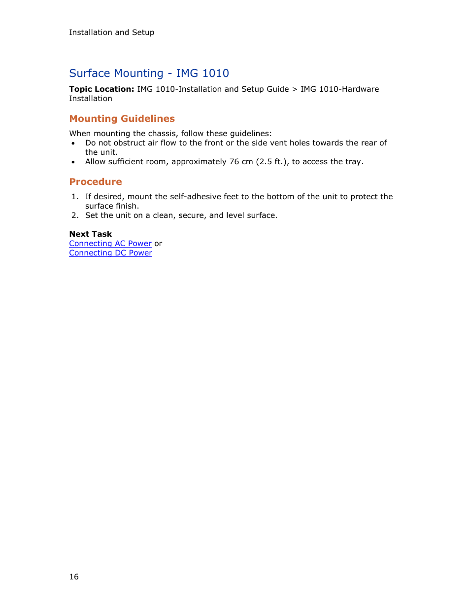 Surface mounting - img 1010 | Dialogic IMG 1004 User Manual | Page 24 / 169