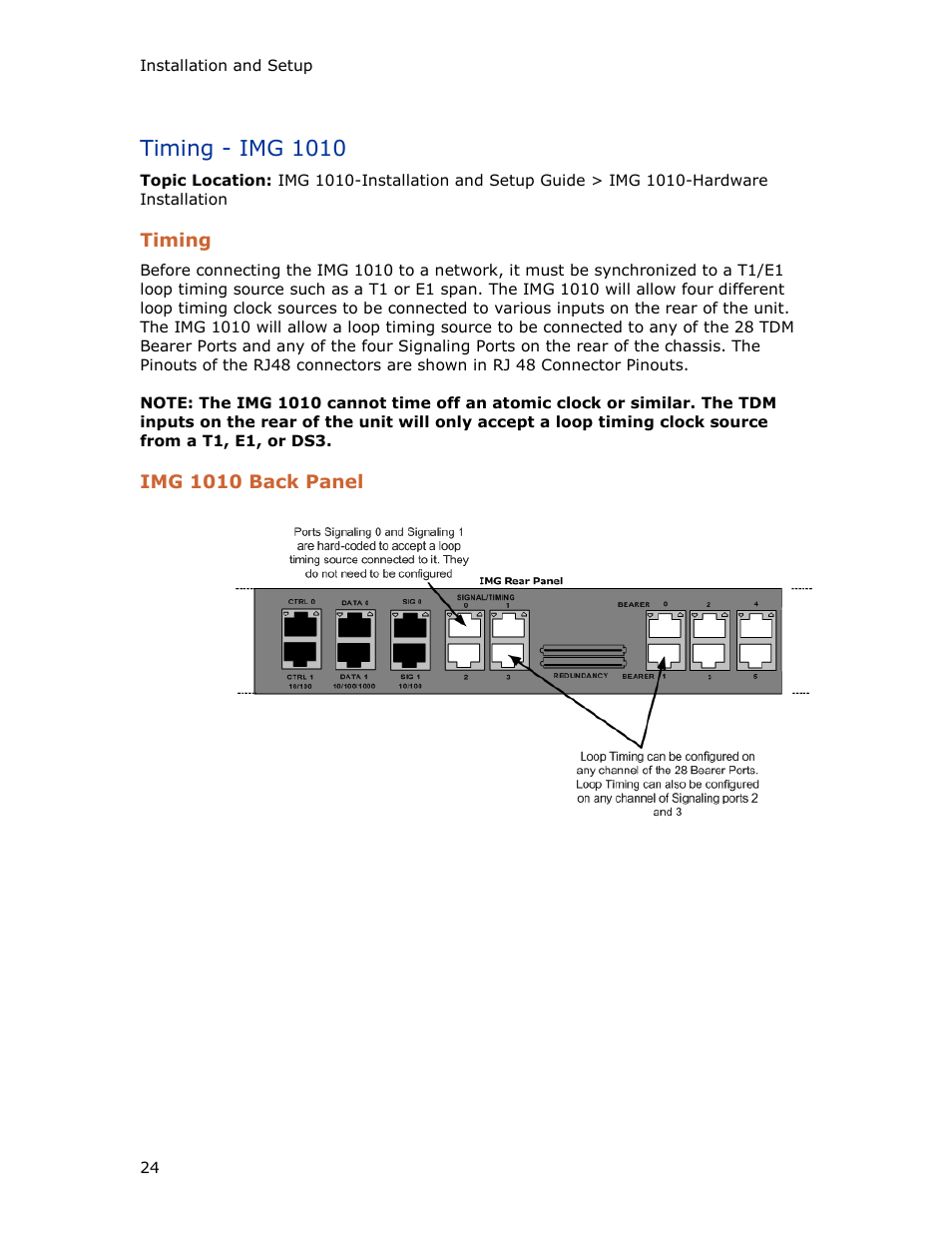 Timing - img 1010 | Dialogic IMG 1004 User Manual | Page 32 / 169